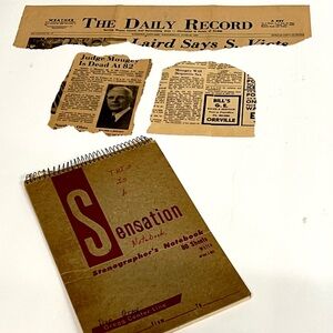 Misc Newspaper Clippings From Wooster, Ohio 1970 * Bonus Booklet*